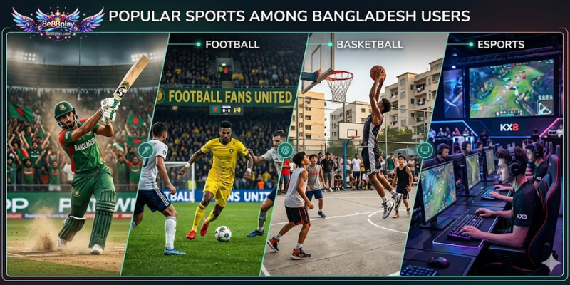 Popular Sports Among Bangladesh Users